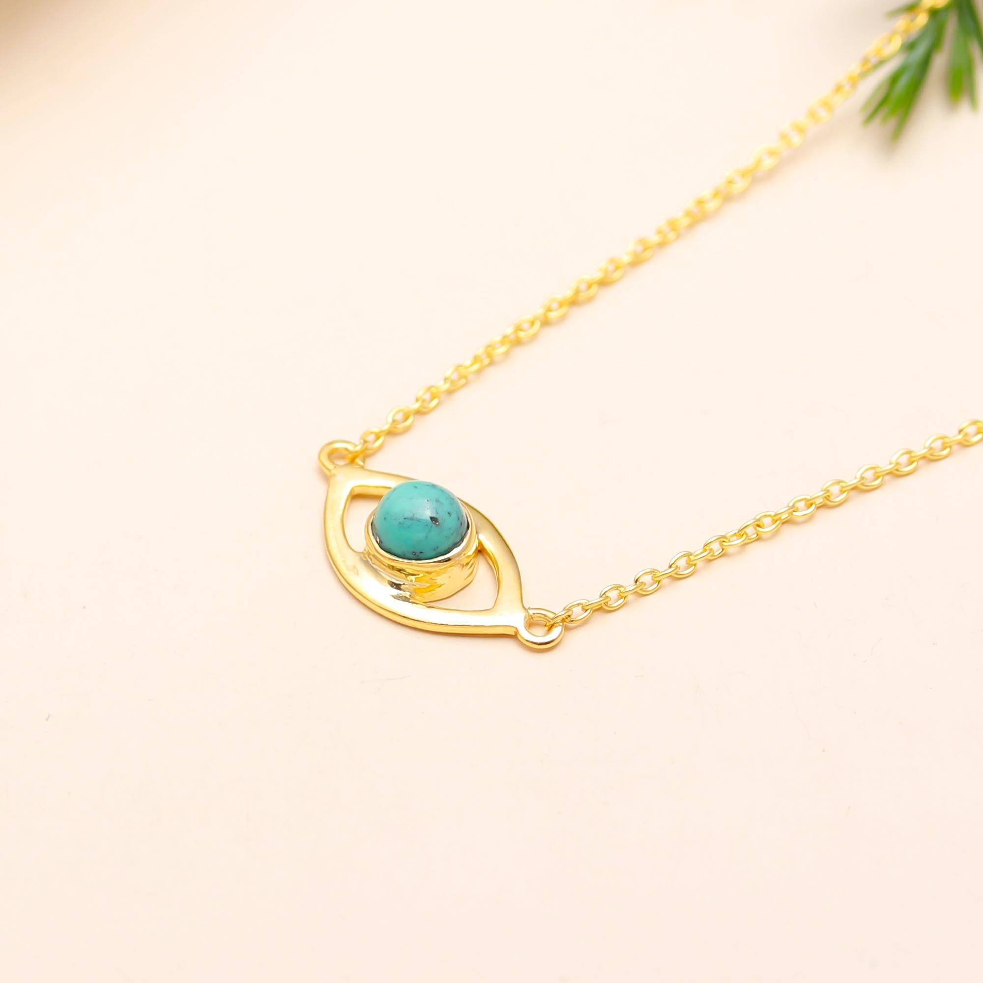 925 Silver Evil Eye Pendant Necklace