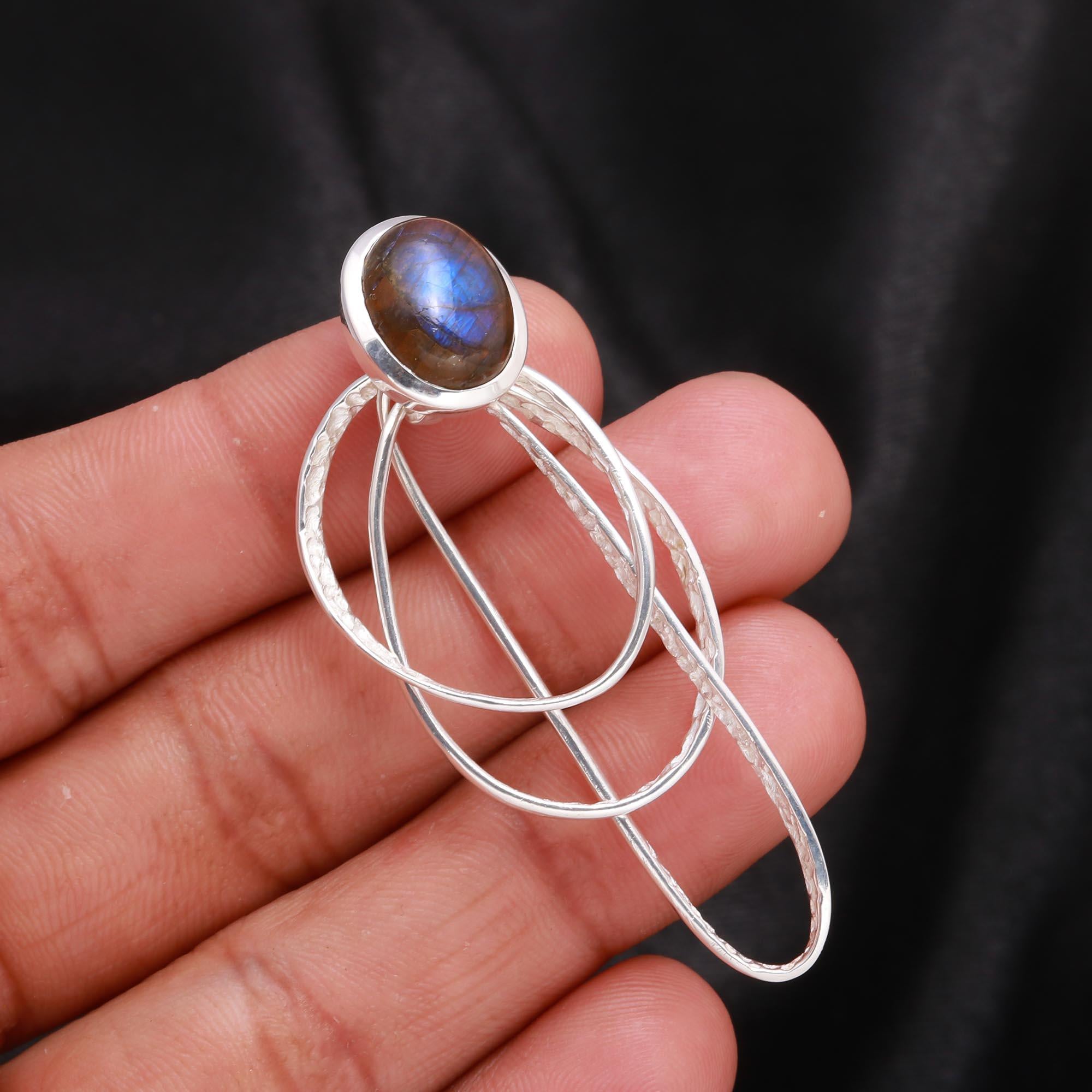 925 Silver Labradorite Pendant