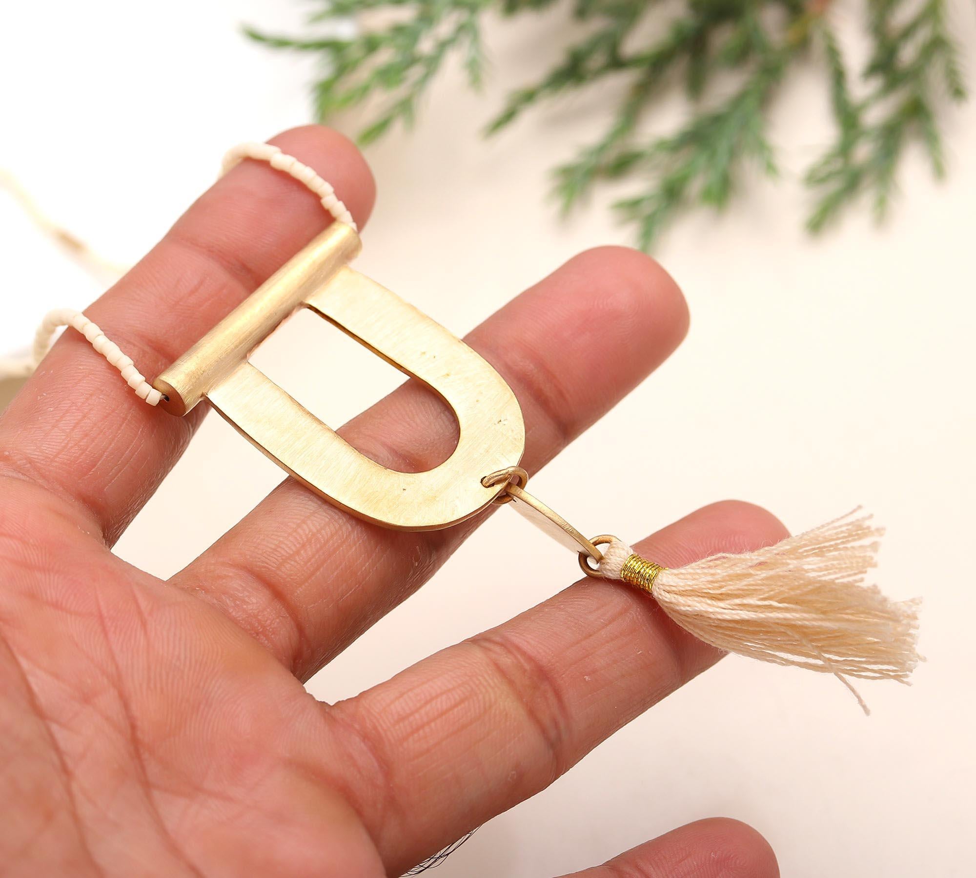 925 Silver U-Shape Pendant Necklace