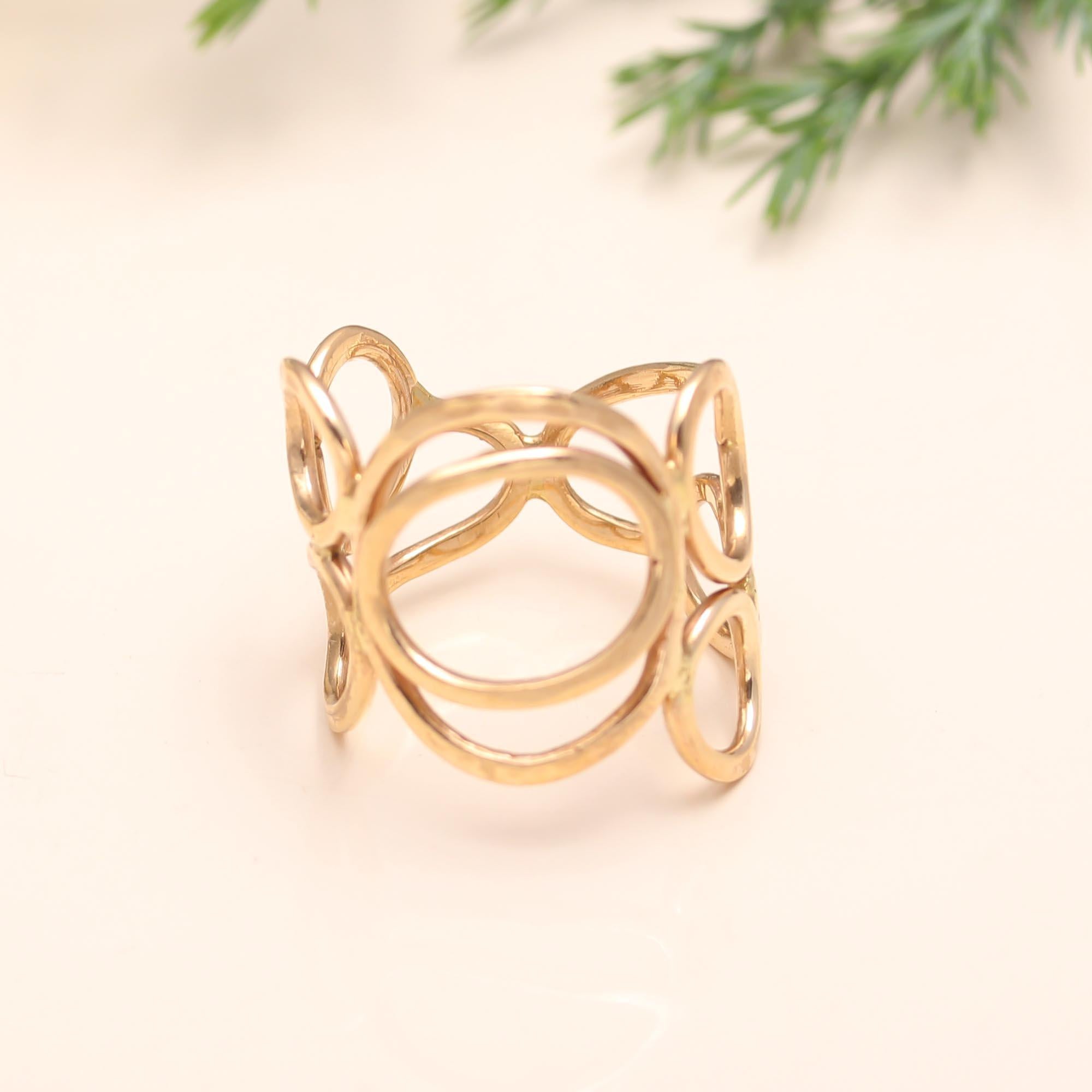 925 Silver Open Circle Ring