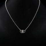 925 Silver Evil Eye Pendant Necklace