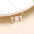925 Silver Evil Eye Pendant Necklace