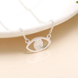 925 Silver Evil Eye Pendant Necklace