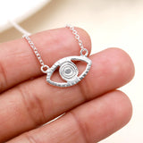 925 Silver Evil Eye Pendant Necklace