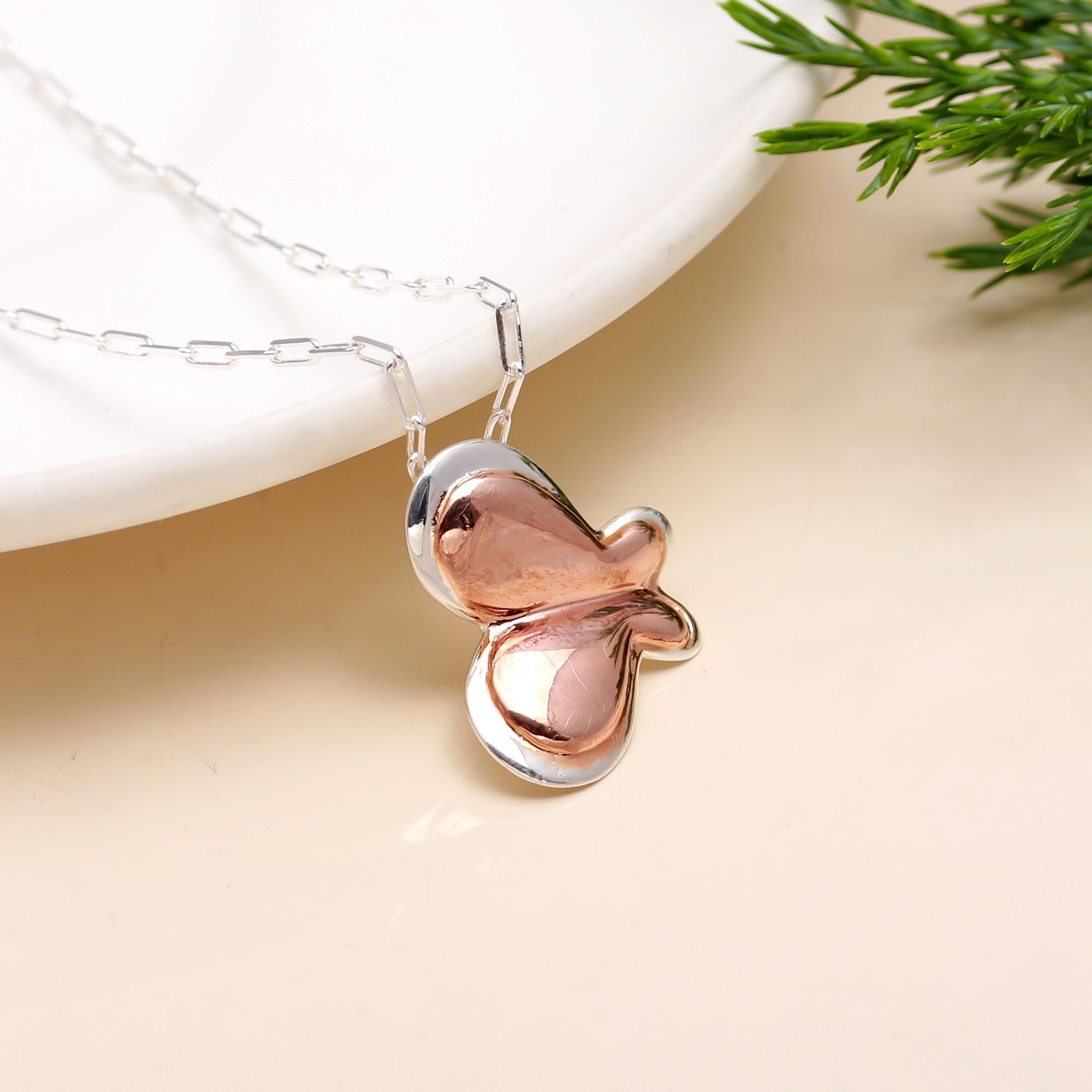 925 Silver Butterfly Pendant Necklace