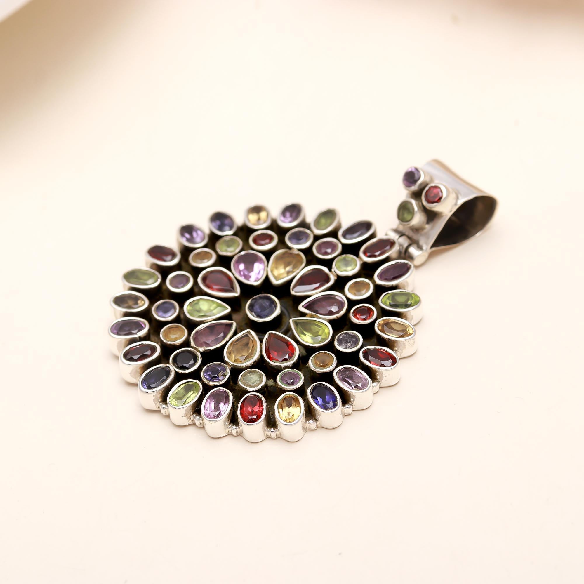 Multi stone studded jewellery