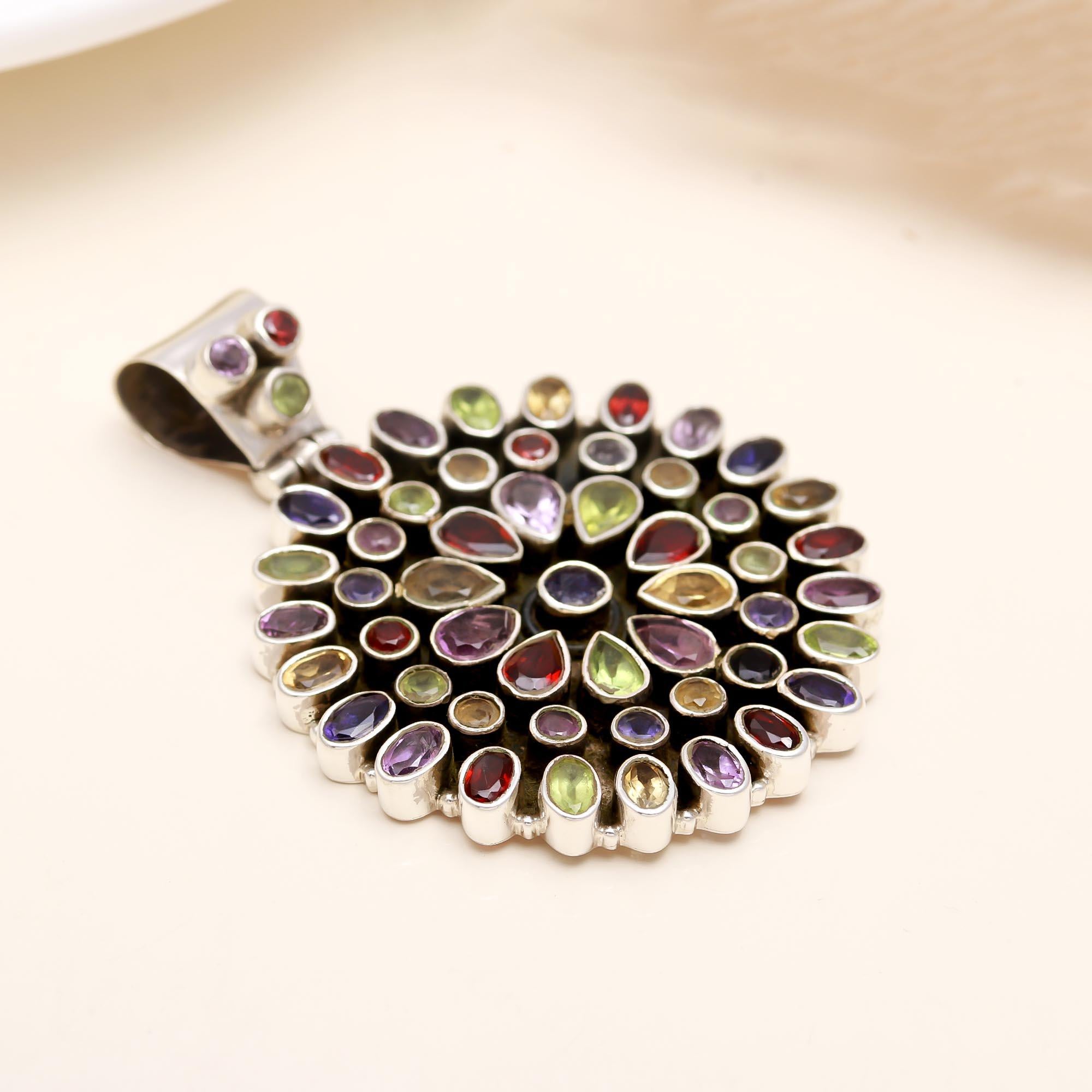 Multi stone studded jewellery