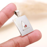 Enchanting Garnet Sterling Silver Pendant