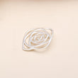 Sterling Silver Rose Petal Pendant