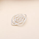 Sterling Silver Rose Petal Pendant