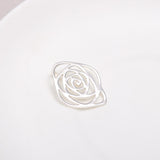 Sterling Silver Rose Petal Pendant