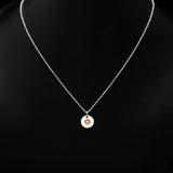 925 Silver Sun Charm Pendant Necklace