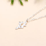 925 Silver Mini Cactus Pendant Necklace