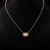 925 Silver Evil Eye Pendant Necklace