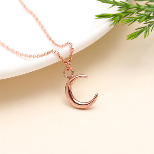 925 Sterling Silver Moon Celestial Necklace