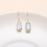 925 Silver Moonstone Dangle Earrings