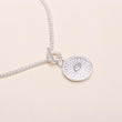 925 Sterling Silver Sunburst Evil Eye Pendant Necklace
