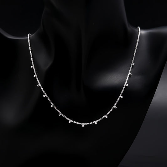 925 Silver Box Chain Necklace