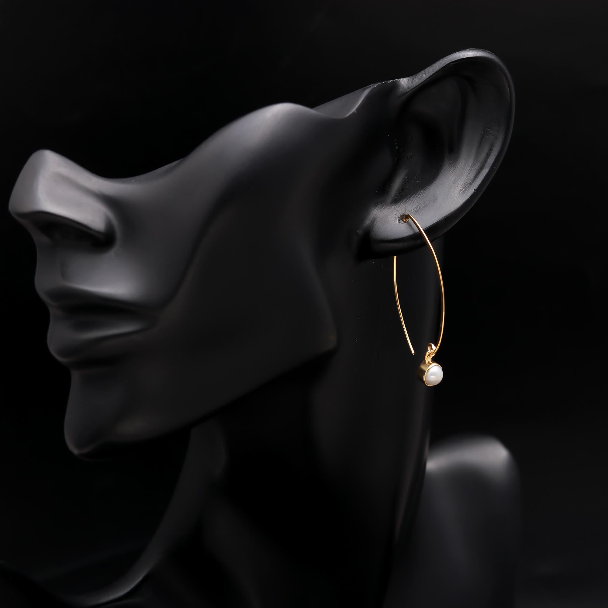 925 Silver Pearl Drop Earrings