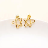 925 Silver Star Stud Earrings