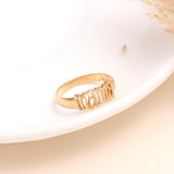 925 Sterling Silver Bold Modern Statement Ring