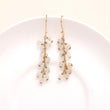 925 Sterling Silver Crystal Beaded Dangle Earrings