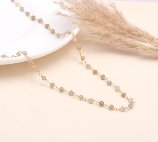 Labradorite Beaded Necklace