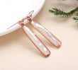 Handmade 925 Sterling Silver Peapod Freshwater Pearl Earrings
