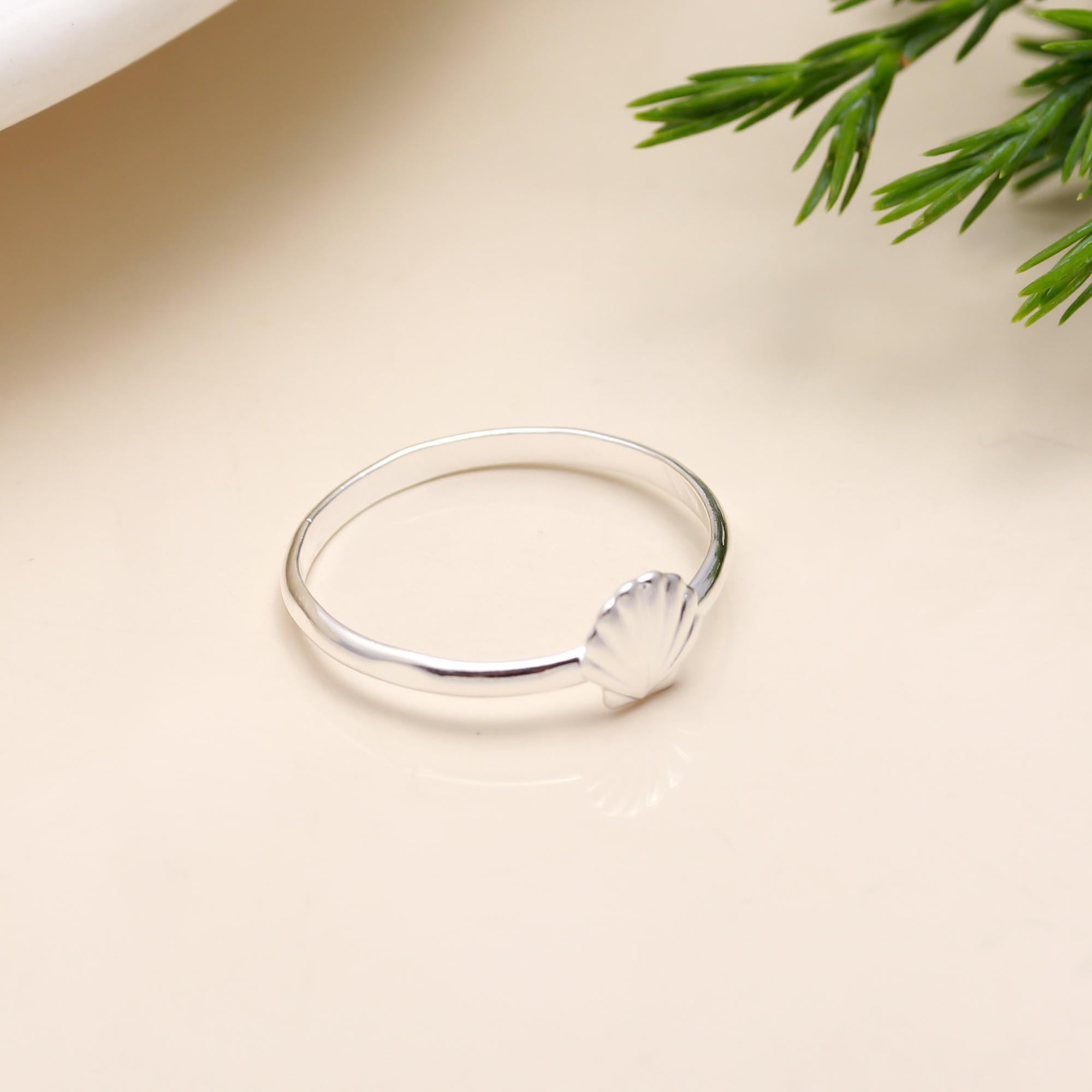 925 Silver Seashell Ring