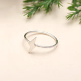 925 Silver Lightning Bolt Ring