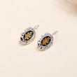 925 Sterling Silver Leaf Dangle Earrings