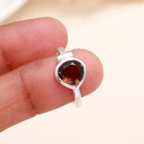 925 Sterling Silver Smoky Quartz Ring