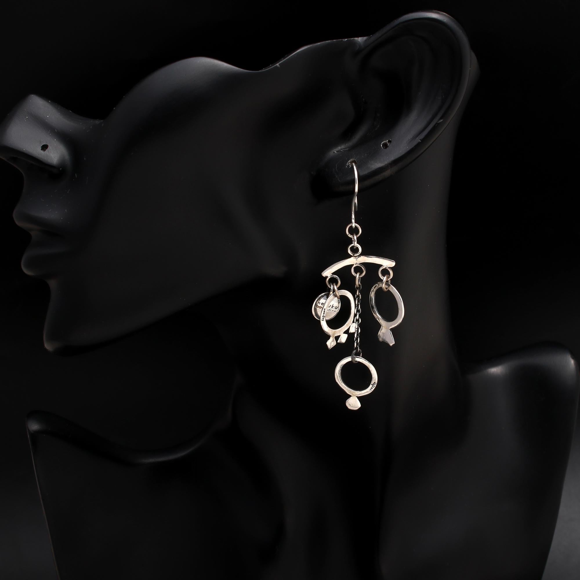 925 Silver Chandelier Earrings