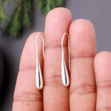 925 Silver Teardrop Dangle Earrings