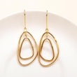 925 Silver Layered Dangle Earrings