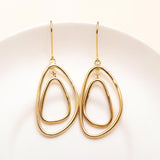 925 Silver Layered Dangle Earrings