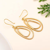 925 Silver Layered Dangle Earrings