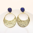 925 Silver Lapis Lazuli Drop Earrings