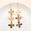 925 Silver Floral Dangle Earrings