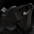 925 Silver Pearl Cluster Stud Earrings