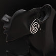 925 Silver Spiral Wire Dangle Earrings