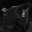 925 Silver Citrine Drop Earrings