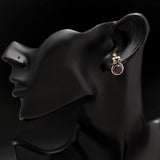 925 Silver Multi-Stone Drop Earrings