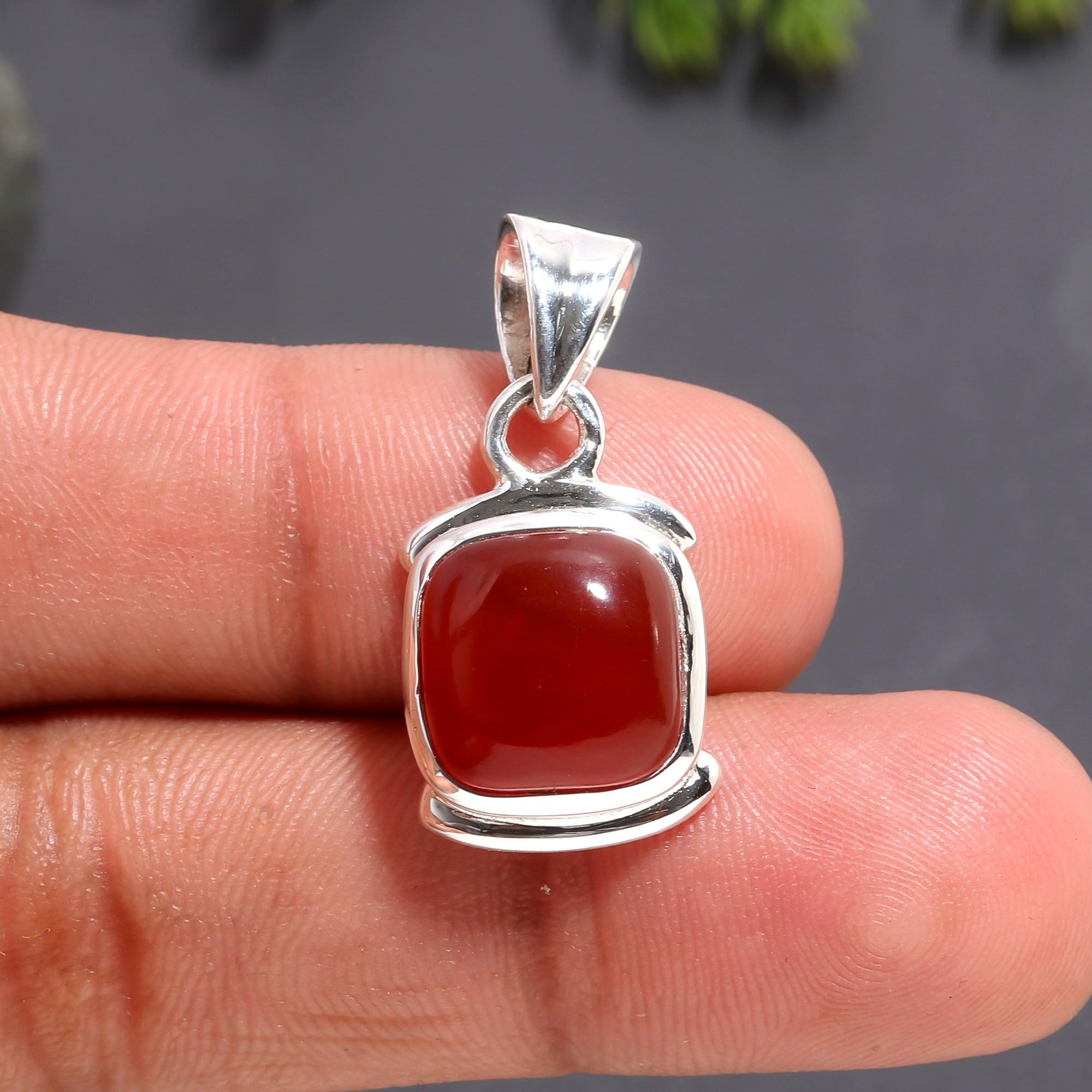 925 Silver Carnelian Pendant