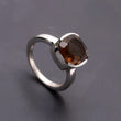 925 Silver Smoky Quartz Ring