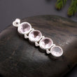 925 Silver Rose Quartz Pendant