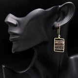 925 Silver Labradorite Beaded Dangle Earrings