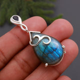 925 Silver Labradorite Pendant