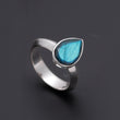 925 Silver Labradorite Ring
