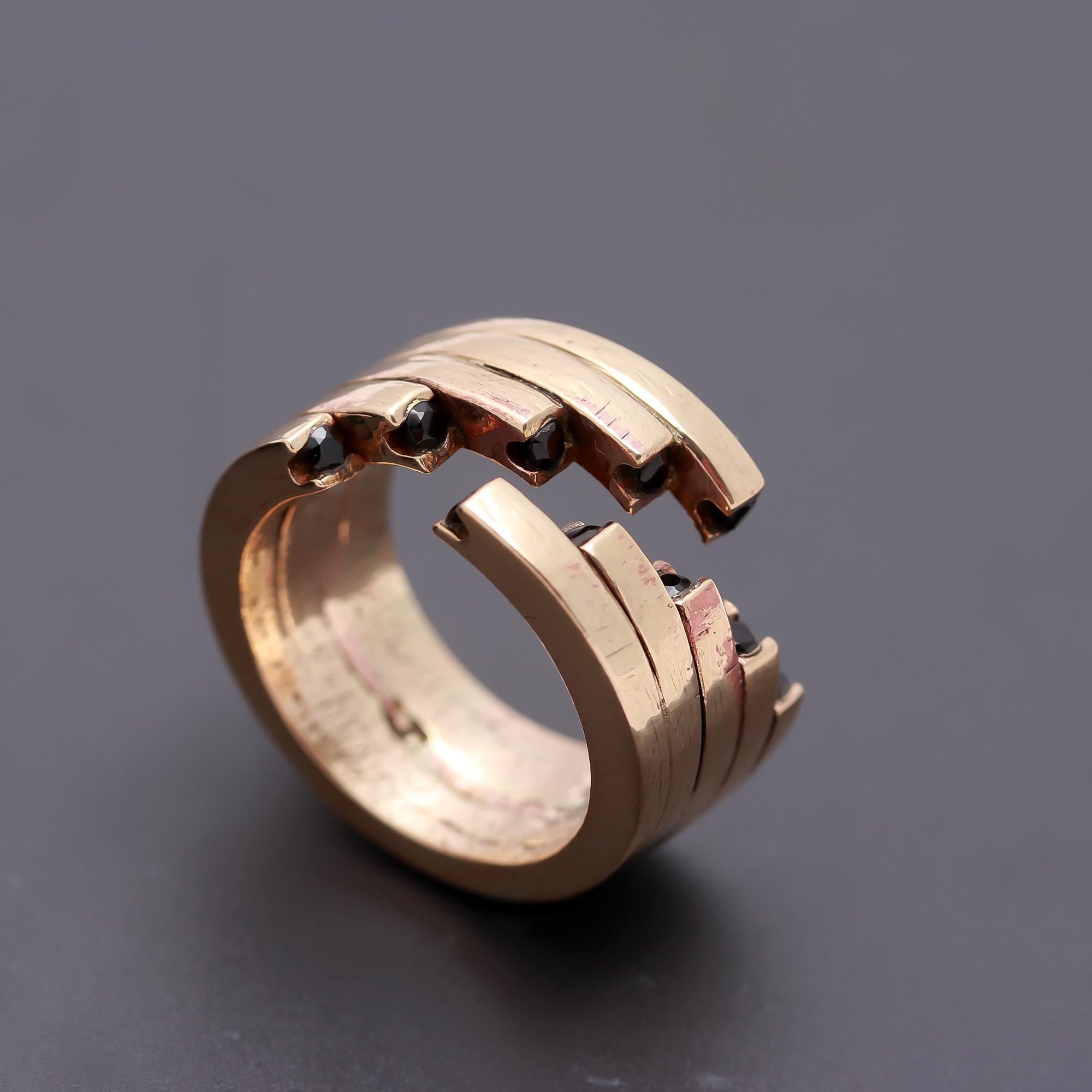 925 Silver Blue Sapphire Open Wrap Ring